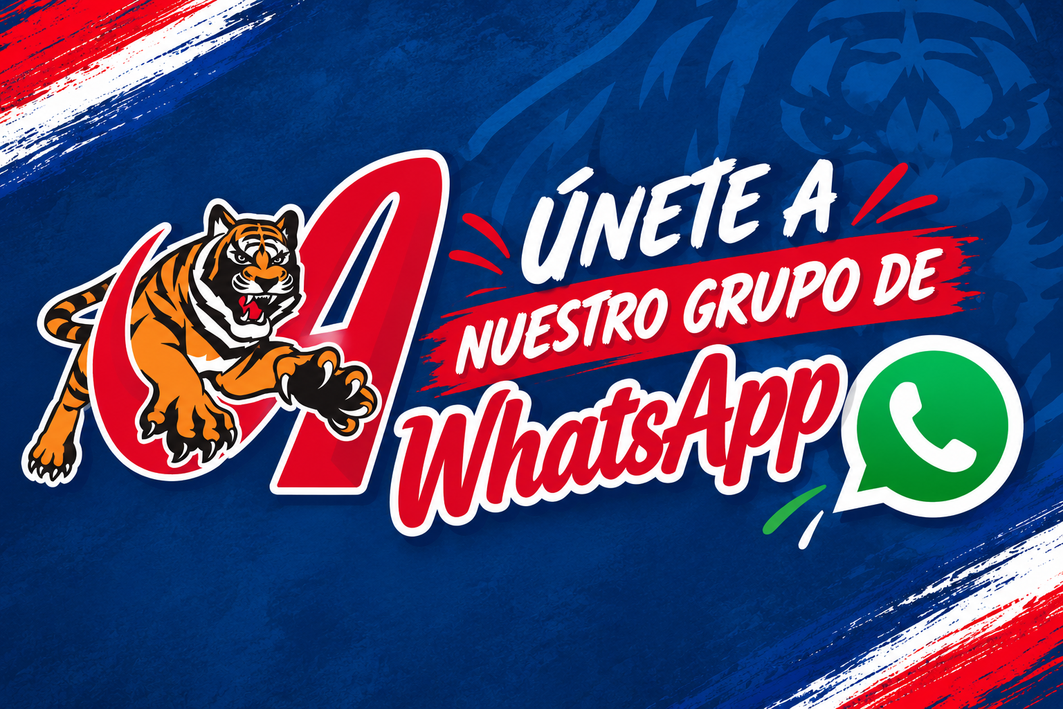 Únete al Grupo de WhatsApp Tigres